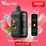 وگاس بار پاد یکبار مصرف هلو یخ 20000 پاف | VEGAS BAR 20000 Peach Ice