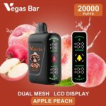 وگاس بار سیب هلو پاد یکبار مصرف 20000 پاف | VEGAS BAR 20000 Apple Peach