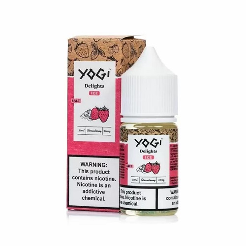 سالت نیکوتین توت فرنگی یخ یوگی | YOGI DELIGHTS STRAWBERRY ICE