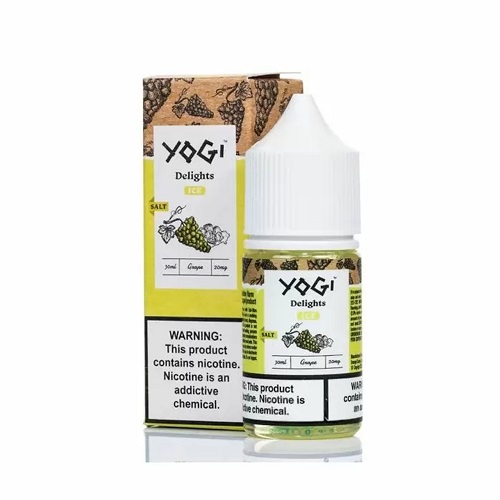 سالت نیکوتین انگور سفید یخ یوگی | YOGI DELIGHTS WHITE GRAPE ICE