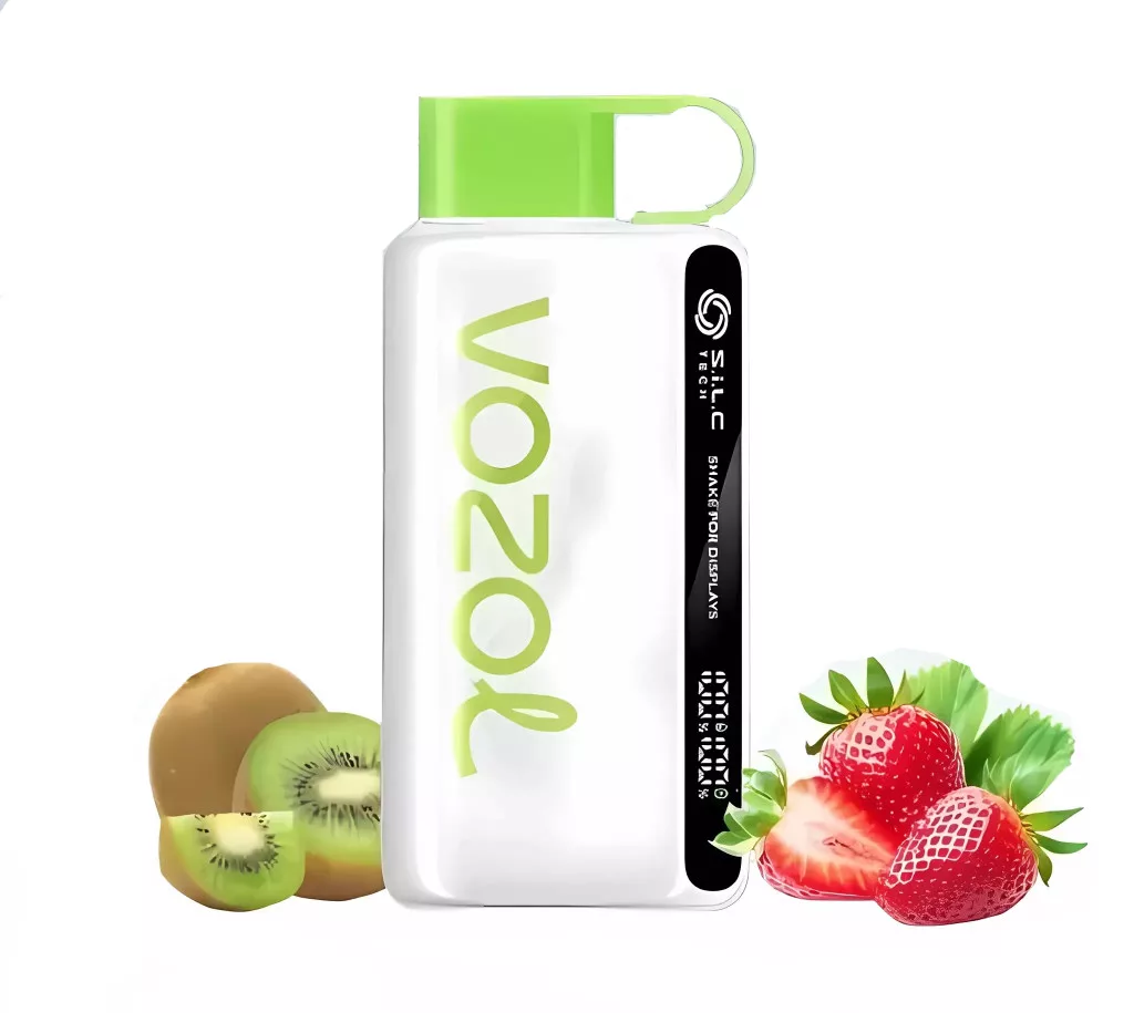 vozol-star-12000-strawberry-kiwi-disposable-vape-5-nicotine وزول پاد یکبار مصرف توت فرنگی کیوی ۱۲۰۰۰ پاف | VOZOL STAR 12000 STRAWBERRY KIWI - تصویر 1