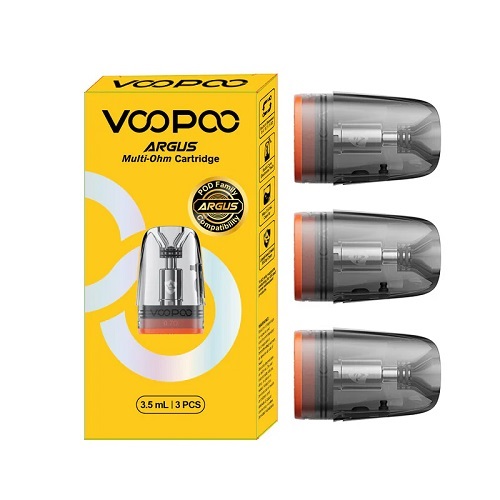Voopoo-ARGUS-Multi-Ohm-Cartridge-1-800x800 کارتریج آرگاس .3.5 میل مولتی اهم ووپو | VOOPOO ARGUS POD 3.5 MILL MULTI OHM CARTRIDGE - تصویر 1